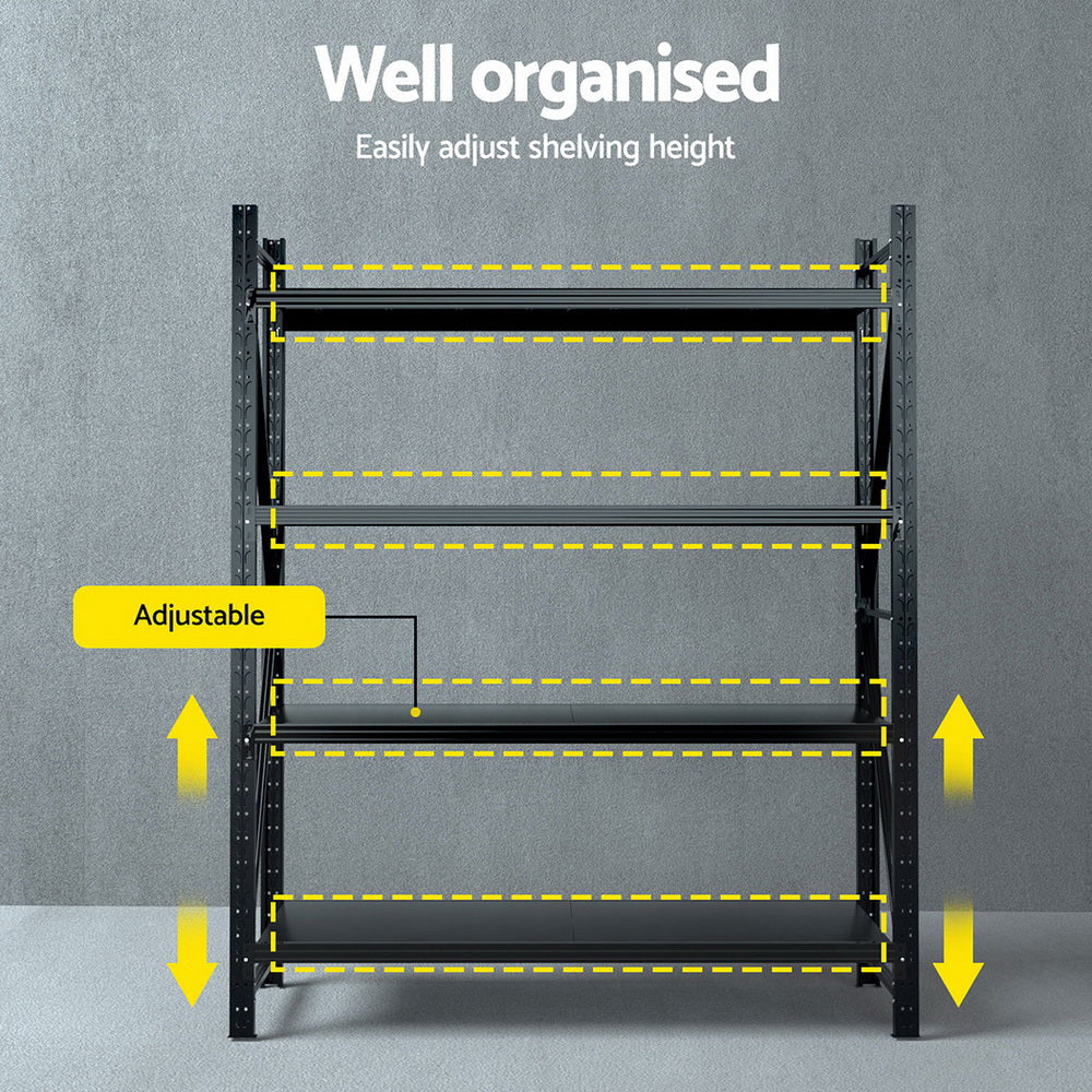 Giantz 2.4Mx2M Warehouse Shelving Garage Rack Giantz