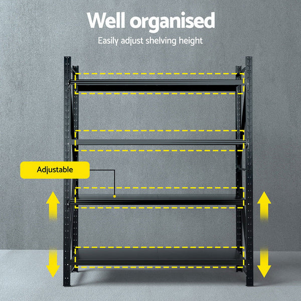 Giantz 2.4Mx2M Warehouse Shelving Garage Rack Giantz