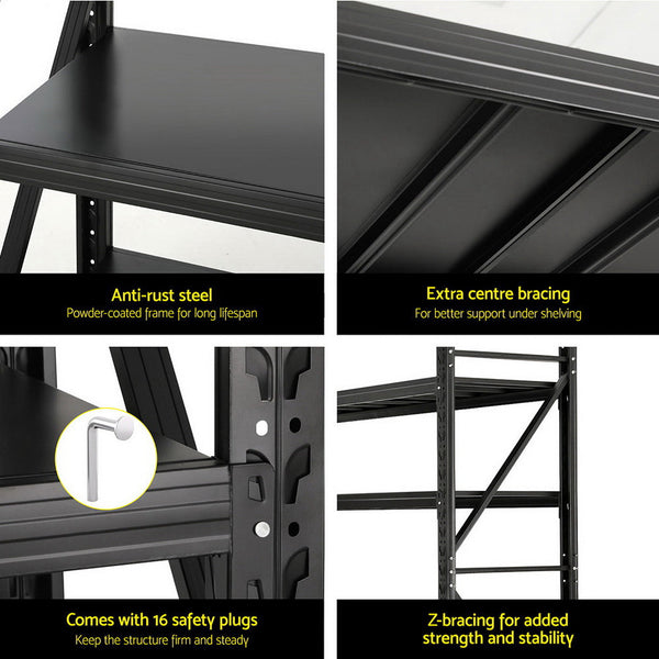 Giantz 2.4Mx2M Warehouse Shelving Garage Rack Giantz