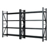 Giantz 4Mx2.4M Garage Shelving Warehouse Rack Black
