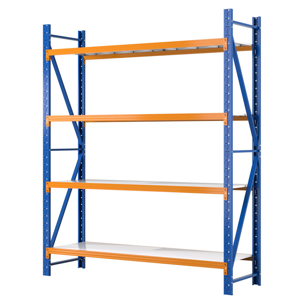 Giantz 2.4Mx2M Garage Shelving Warehouse Rack Pallet Racking Storage Shelf Blue Awezingly
