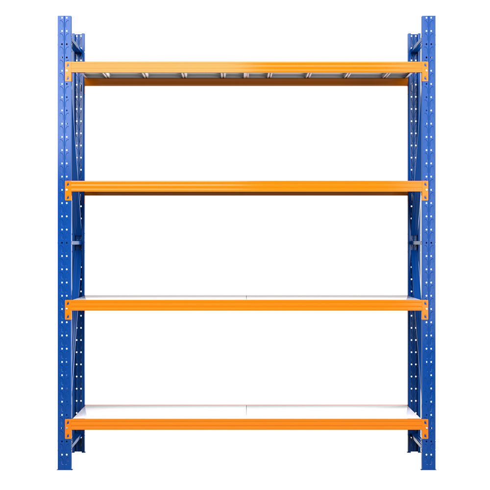 Giantz 2.4Mx2M Garage Shelving Warehouse Rack Pallet Racking Storage Shelf Blue Awezingly