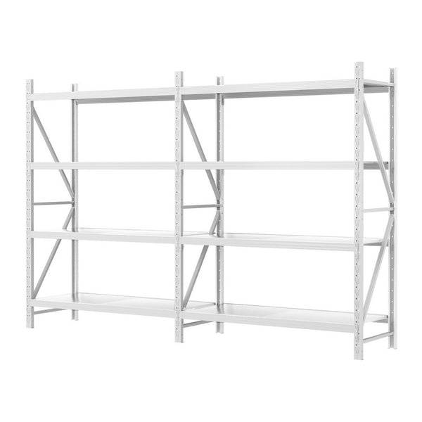 3Mx2M Giantz Garage Shelving Warehouse Rack Awezingly