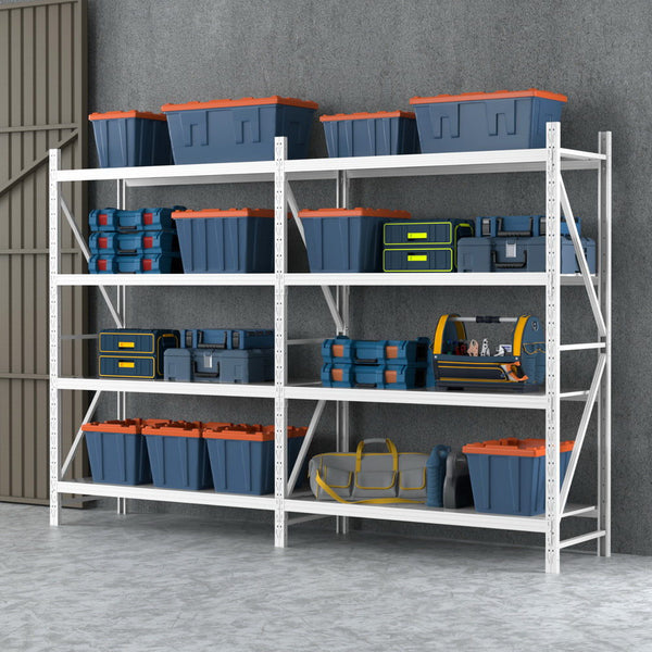3Mx2M Giantz Garage Shelving Warehouse Rack Awezingly