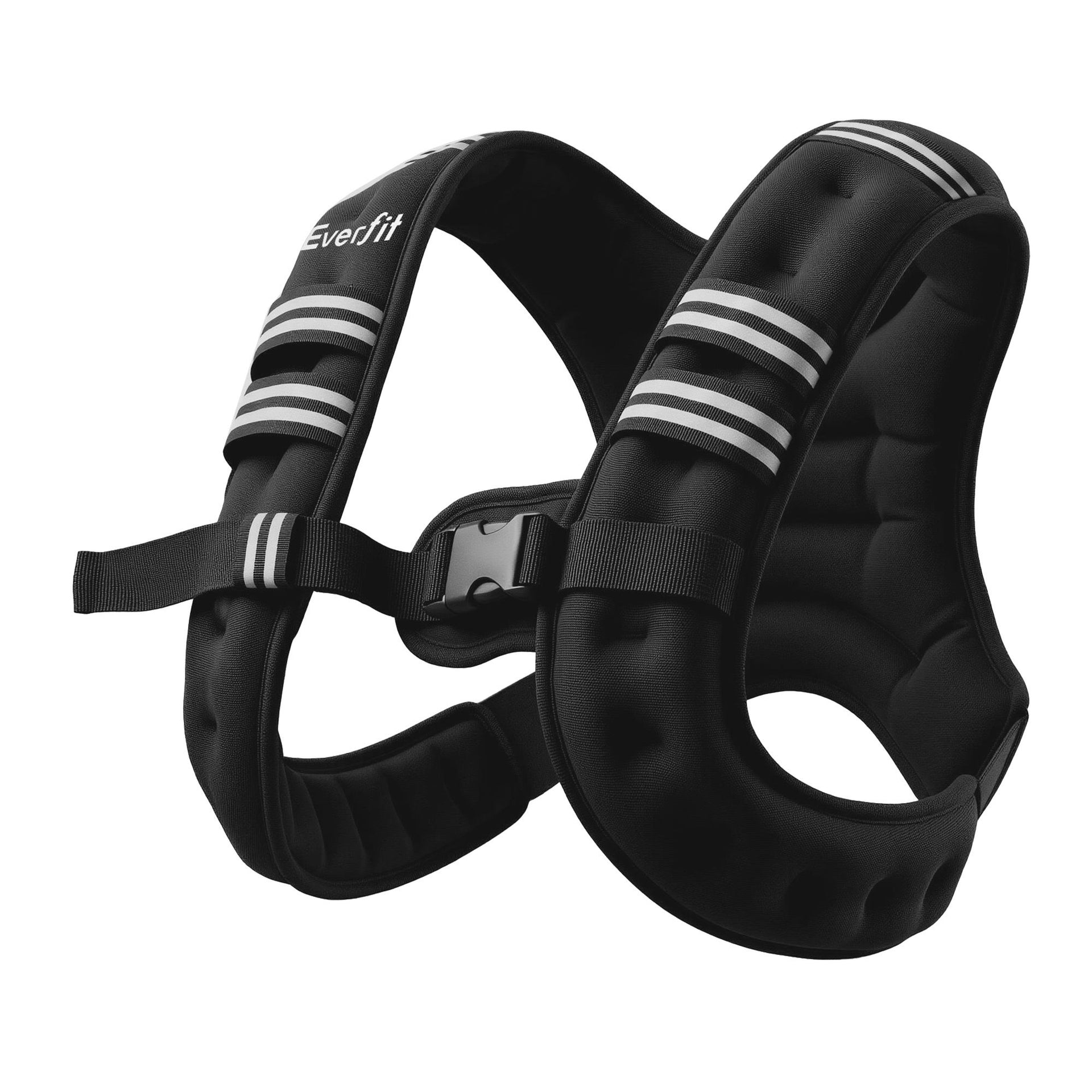 Everfit 8kg Weighted Vest Men Women, Reflective Running Vest with Armband Pouch Everfit