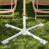Instahut Outdoor Umbrellas Base Steel Umbrella Holder 25 to 35mm White