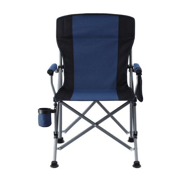 Weisshorn Camping Chair Folding Outdoor Portable Seat Lightweight Beach Picnic Fishing Capacity 120KG Navy Blue Awezingly