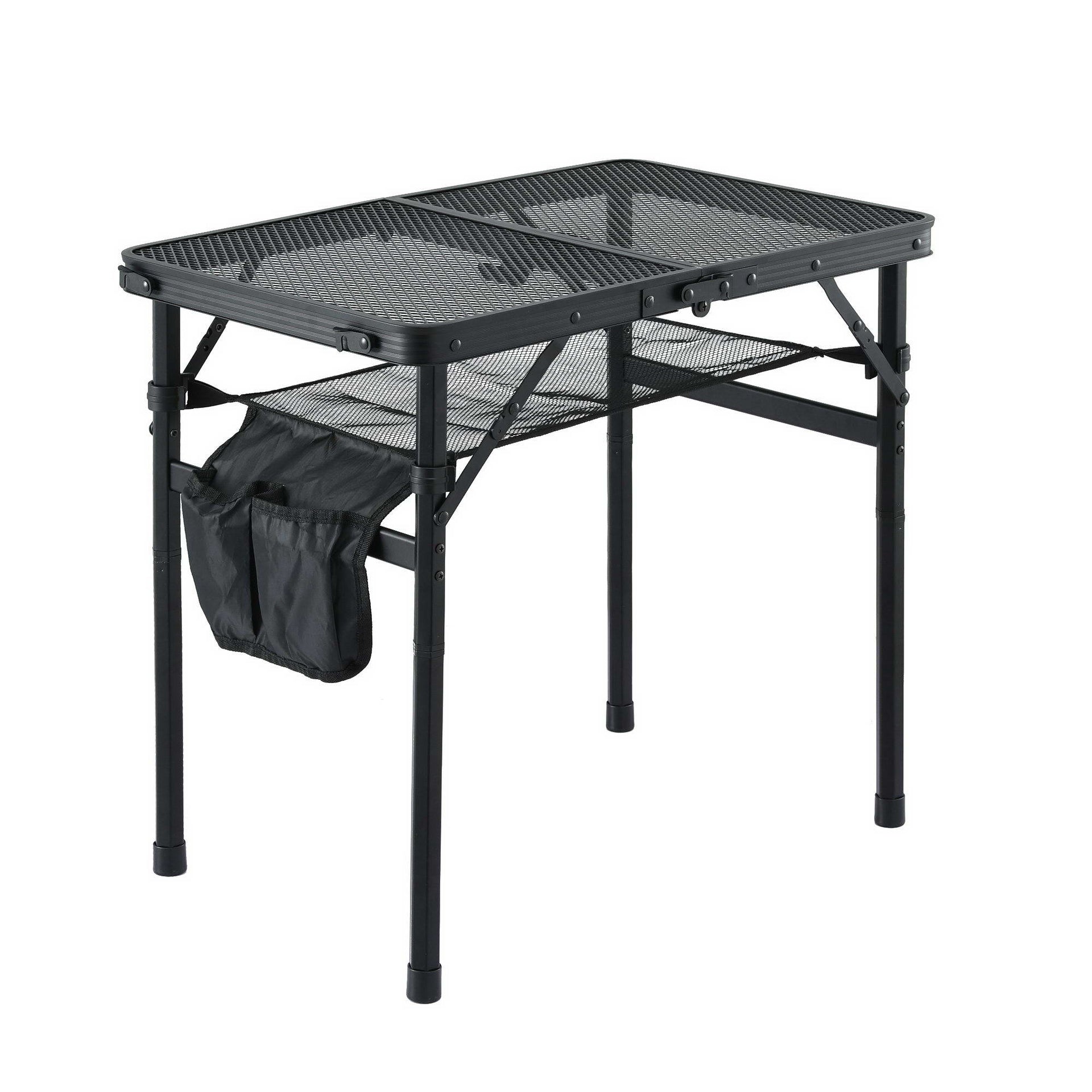 Gardeon BBQ Camp Table, 60*40*56 Portable Foldable Lightweight Grill Outdoor Metal Table 2.5kg Awezingly