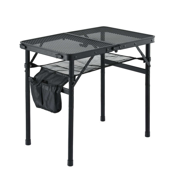 Gardeon BBQ Camp Table, 60*40*56 Portable Foldable Lightweight Grill Outdoor Metal Table 2.5kg Awezingly
