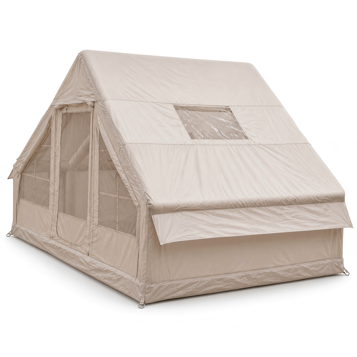 Weisshorn A-Frame Inflatable Air Tent with Mesh Windows, Family Glamping Awezingly