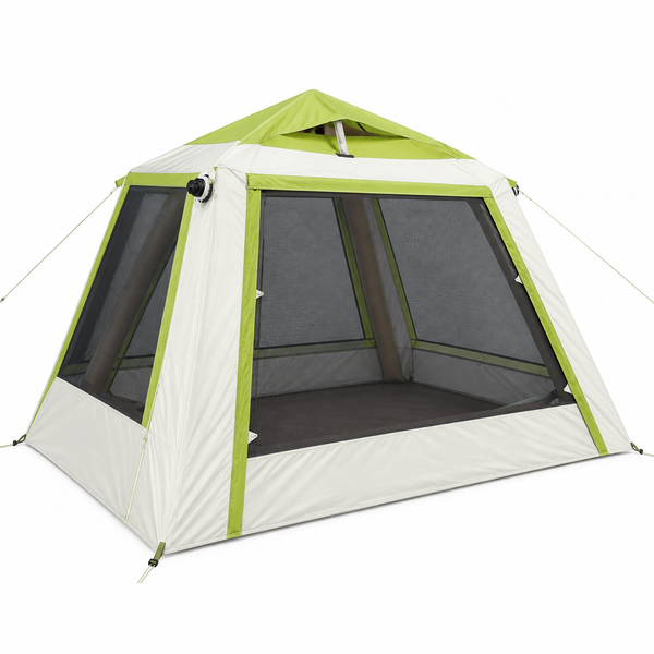 Weisshorn Inflatable Mesh Gazebo Tent, Air-Frame with Extendable Canopy Awezingly