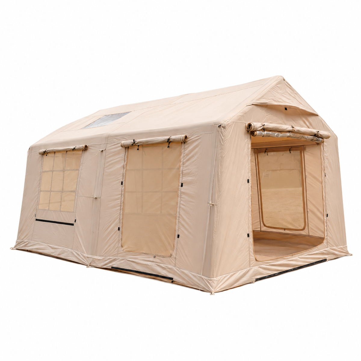 Weisshorn Inflatable Cabin Tent 300x400cm Side Awning Roof Skylight Awezingly