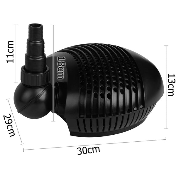 Giantz Aquarium Pump Fish Tank Water Submersible Fountain Pond Marine 10000L/H Awezingly