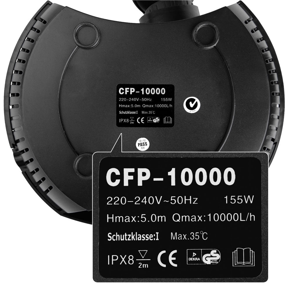 Giantz Aquarium Pump Fish Tank Water Submersible Fountain Pond Marine 10000L/H Awezingly