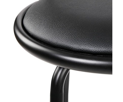 Artiss Set of 2 PU Leather Bar Stools - Black freeshipping - Awezingly