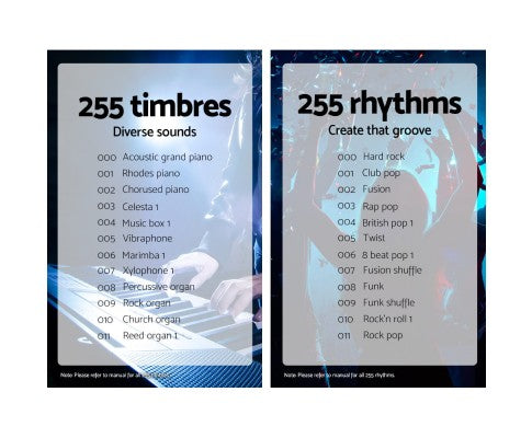 Alpha 61 Key Lighted Electronic Piano Keyboard LCD Electric w/ Holder Music Stand freeshipping - Awezingly