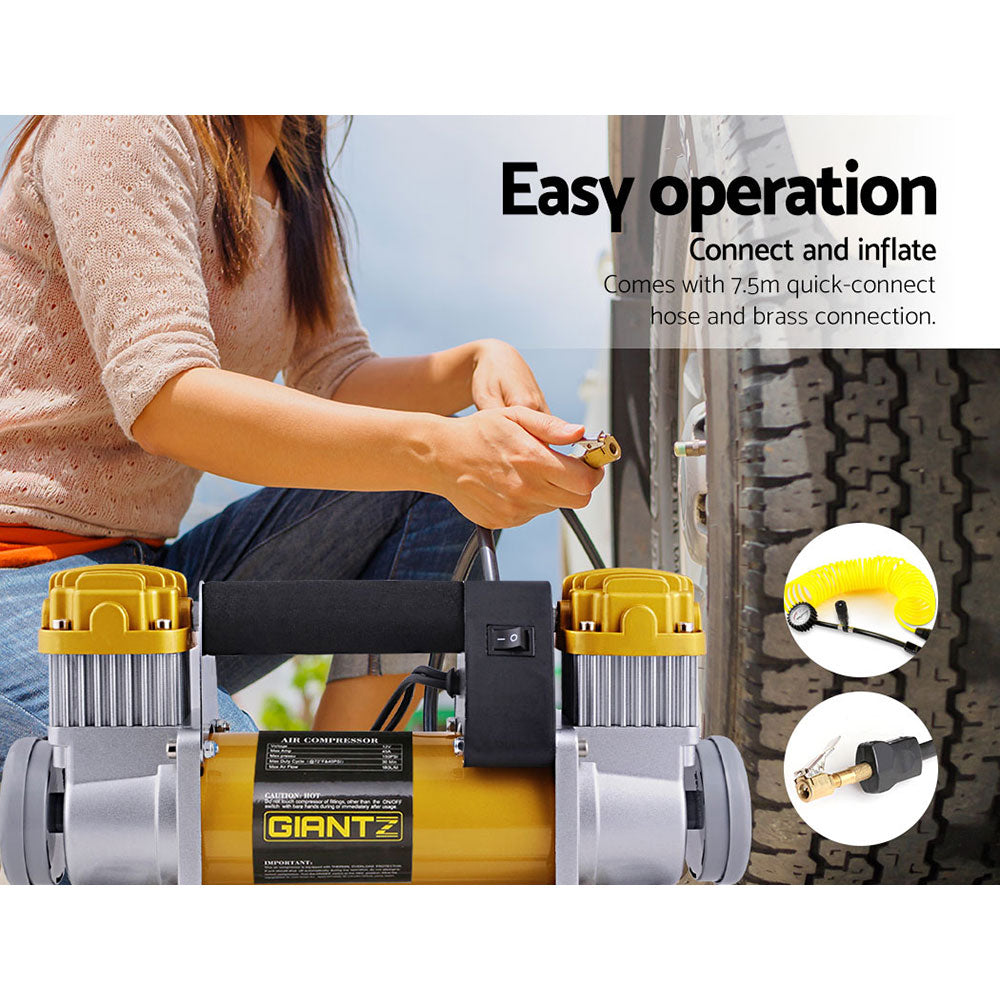 Giantz 12V Portable Air Compressor Giantz