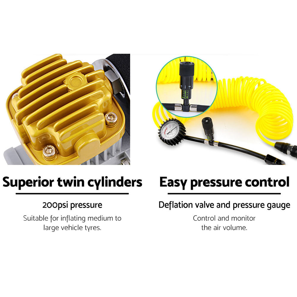 Giantz 12V Portable Air Compressor Giantz