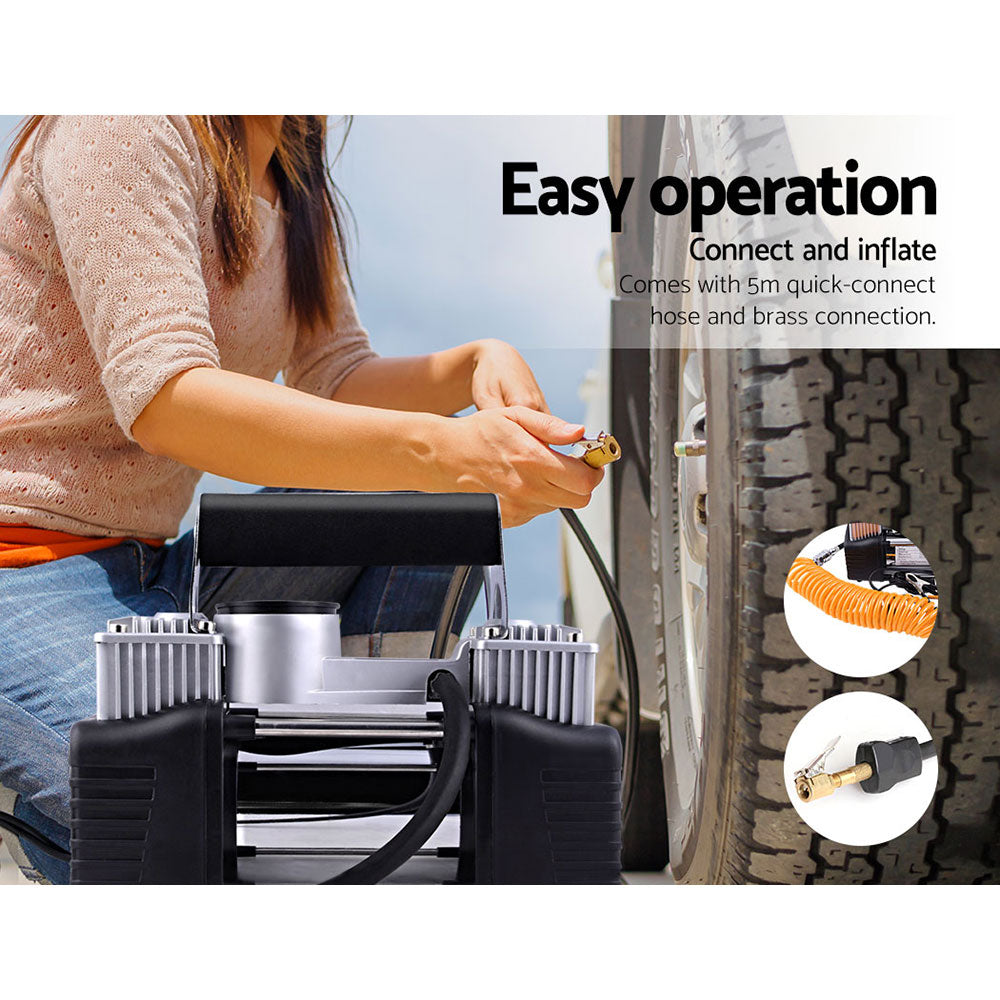 Giantz 12V Portable Air Compressor Giantz