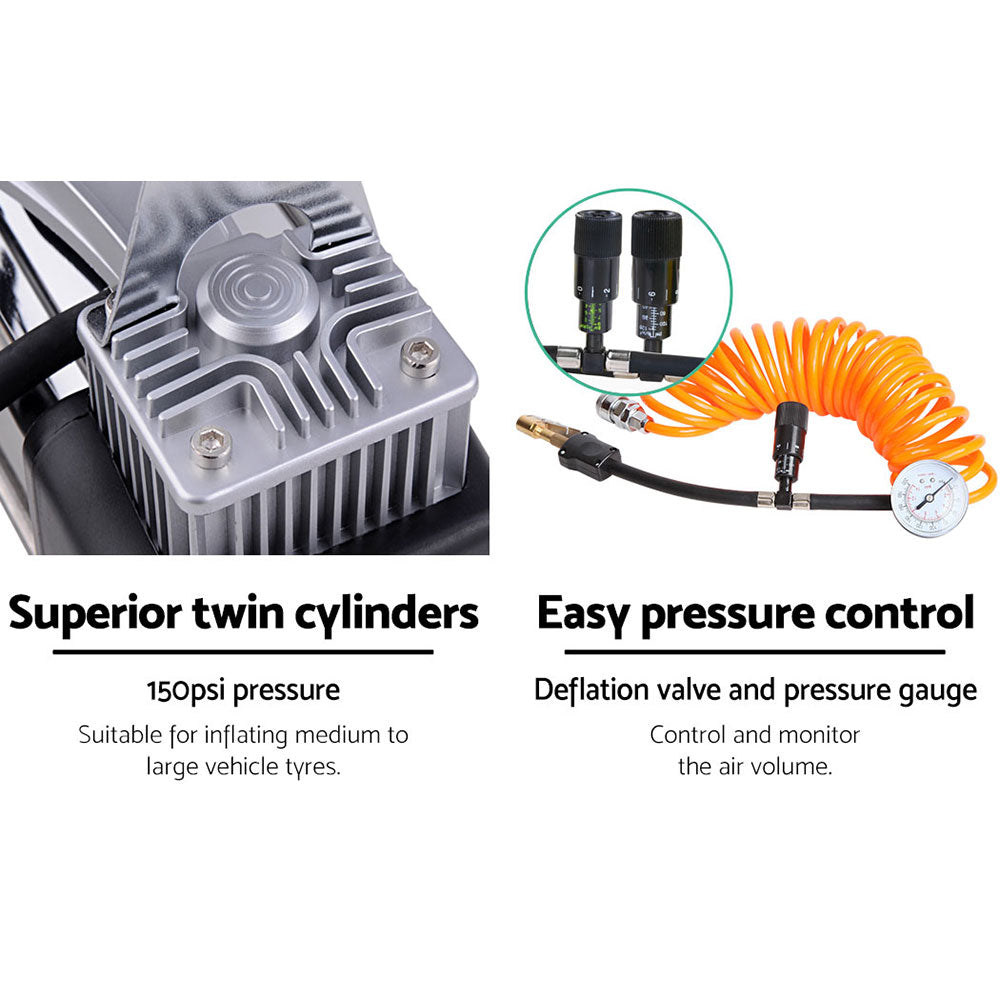 Giantz 12V Portable Air Compressor Giantz