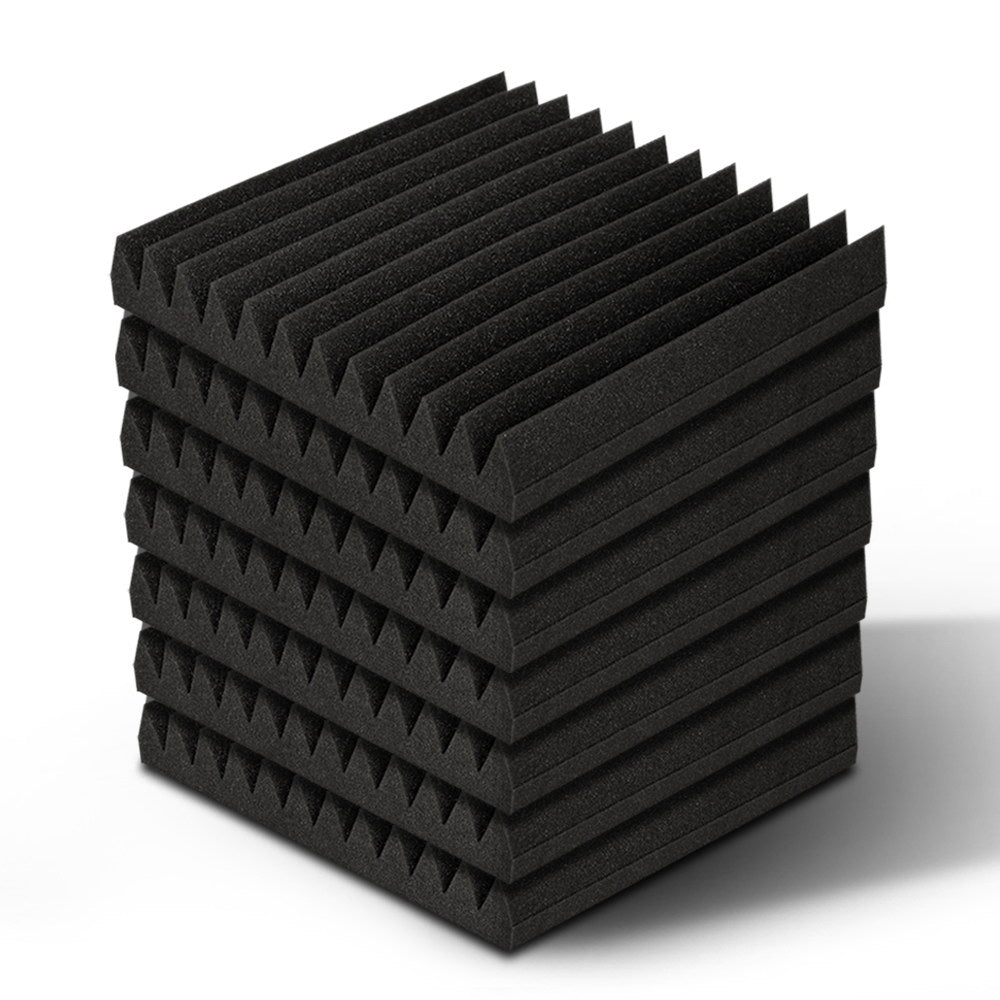 Alpha 20pcs Acoustic Foam Panels Tiles Studio Sound Absorbtion Wedge 30X30CM Alpha