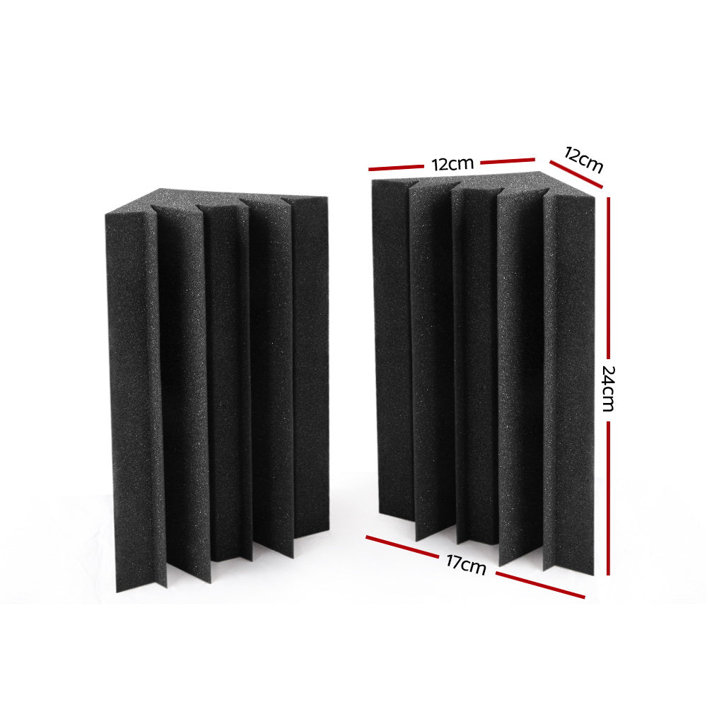 Alpha 20pcs Studio Acoustic Foam Corner Bass Trap Sound Absorption Treatment Alpha
