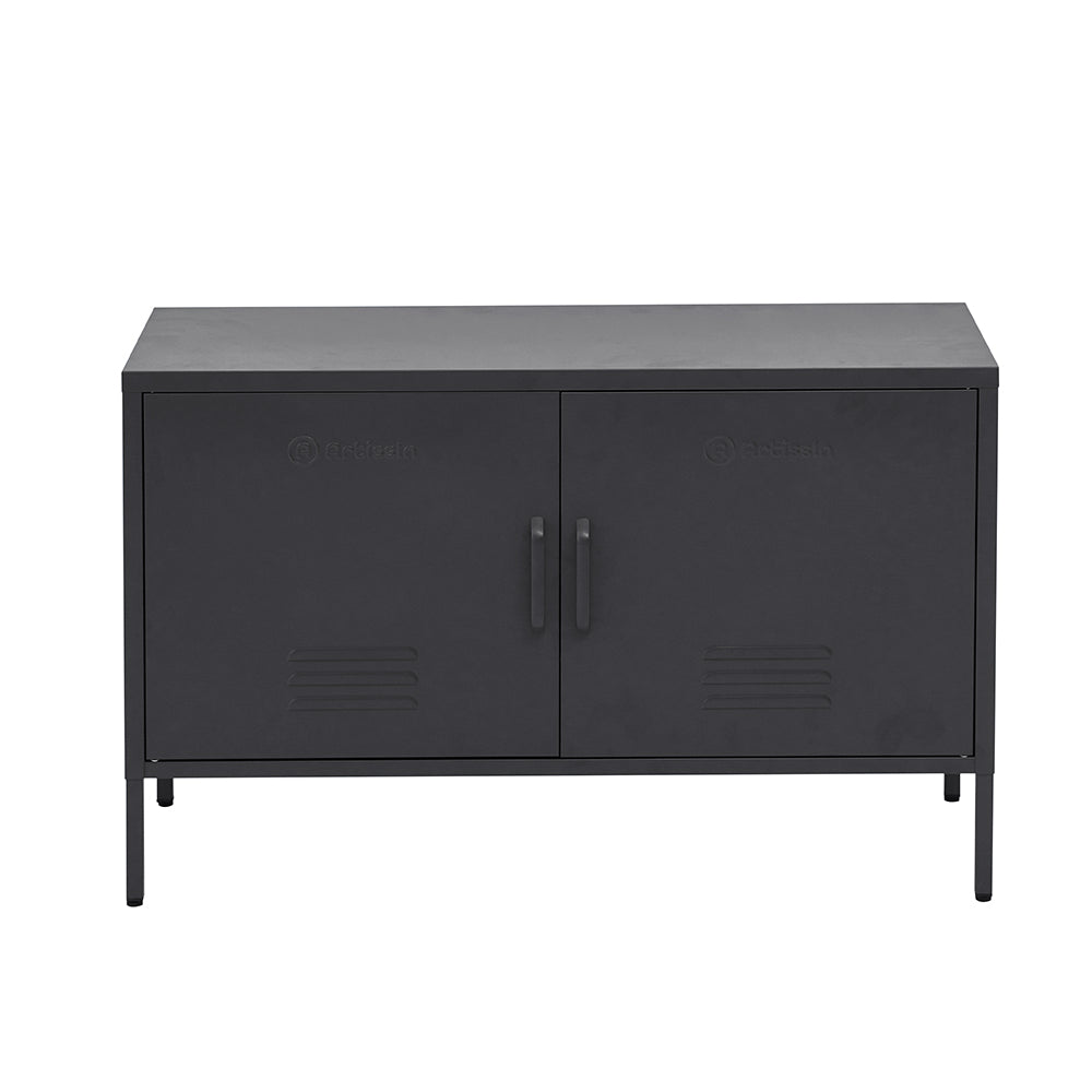 ArtissIn Buffet Sideboard Locker Metal Storage Cabinet - BASE Charcoal ArtissIn