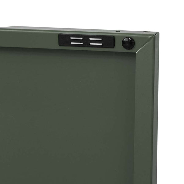 ArtissIn Base Metal Locker Storage Shelf Organizer Cabinet Buffet Sideboard Green freeshipping - Awezingly