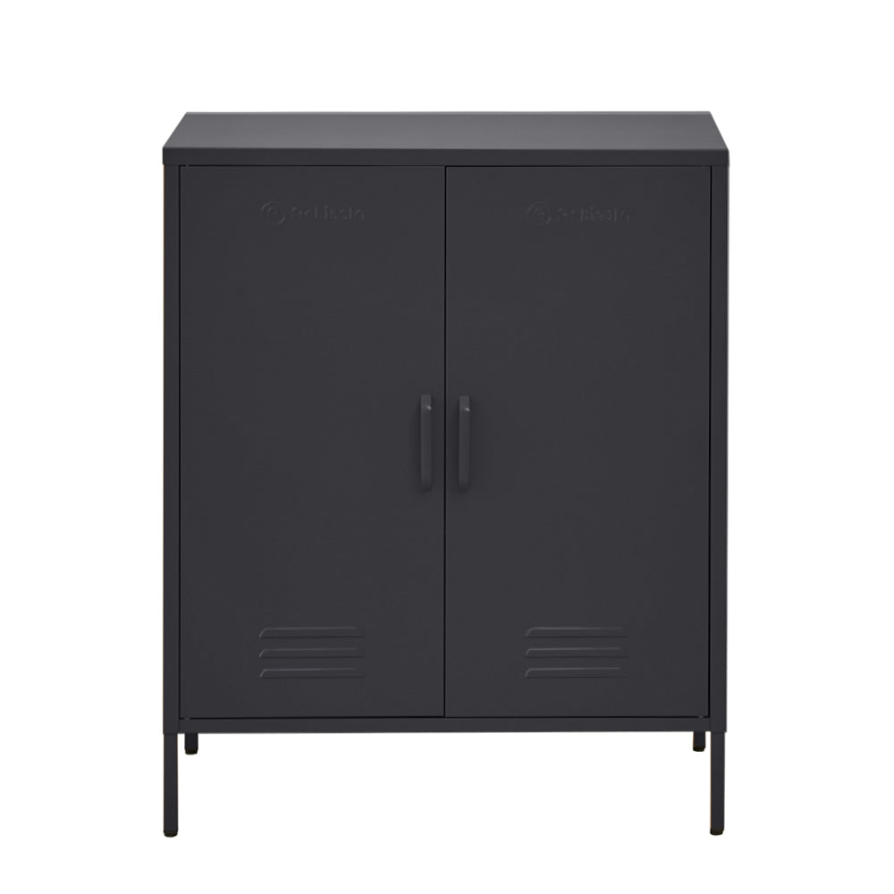 ArtissIn Buffet Sideboard Locker Metal Storage Cabinet - SWEETHEART Charcoal ArtissIn
