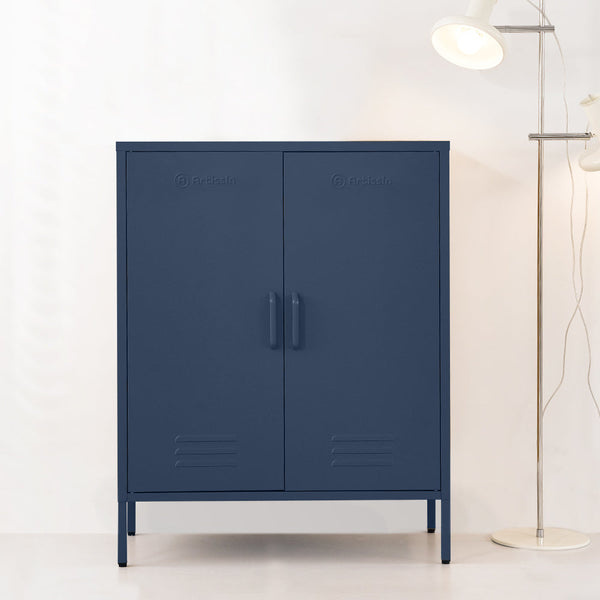 ArtissIn Buffet Sideboard Locker Metal Storage Cabinet - SWEETHEART Blue ArtissIn