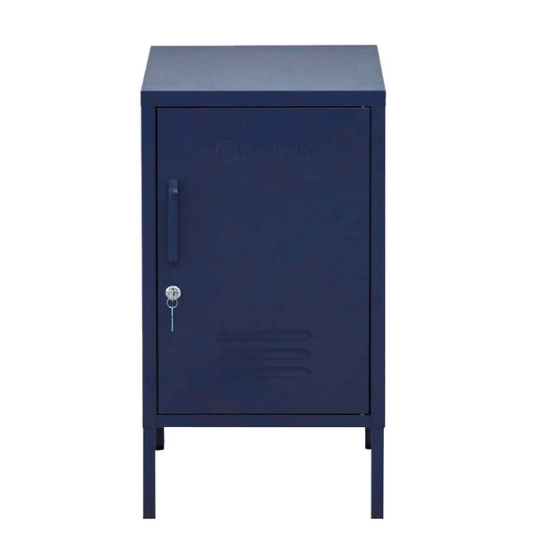 ArtissIn Mini Metal Locker Storage Shelf Organizer Cabinet Bedroom Blue freeshipping - Awezingly