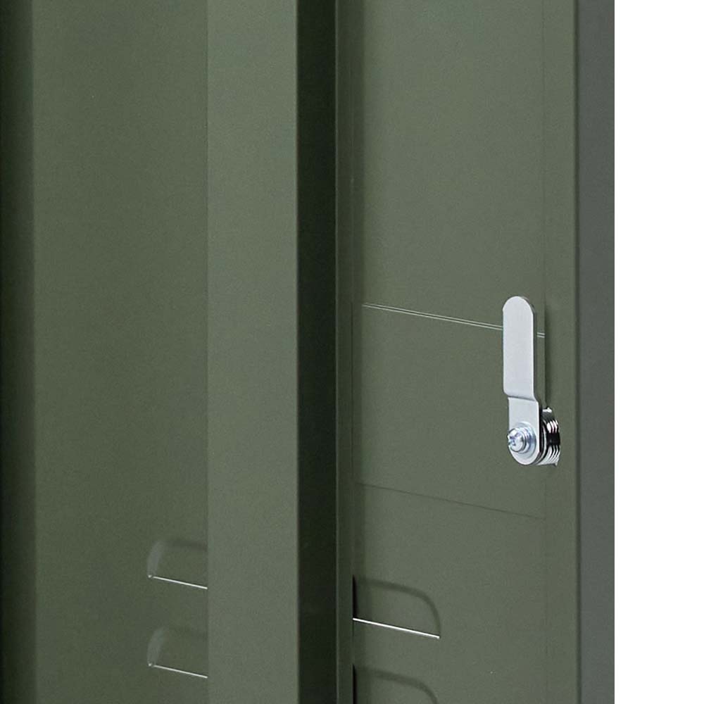 ArtissIn Mini Metal Locker Storage Shelf Organizer Cabinet Bedroom Green freeshipping - Awezingly
