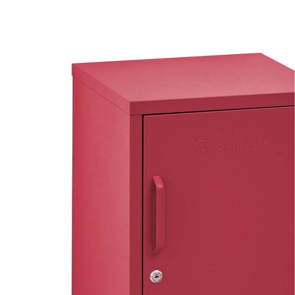 ArtissIn Mini Metal Locker Storage Shelf Organizer Cabinet Bedroom Pink freeshipping - Awezingly