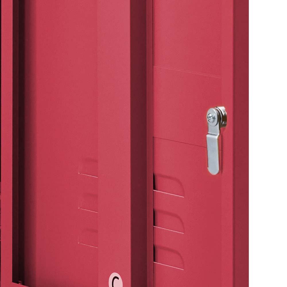 ArtissIn Mini Metal Locker Storage Shelf Organizer Cabinet Bedroom Pink freeshipping - Awezingly