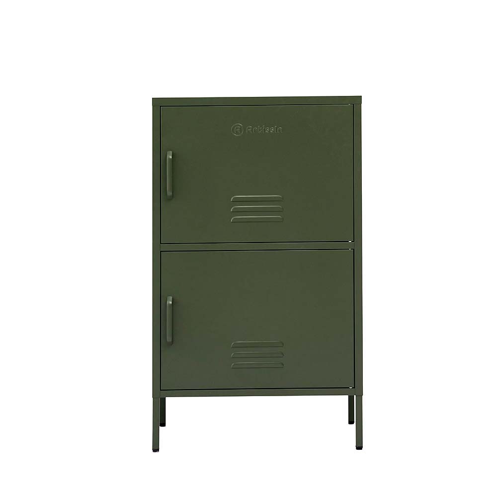 ArtissIn Base Metal Locker Storage Shelf Organizer Cabinet Buffet Sideboard Green freeshipping - Awezingly
