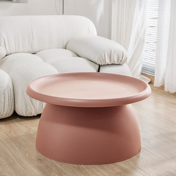 ArtissIn Coffee Table Mushroom Nordic Round Large Side Table 70CM Pink freeshipping - Awezingly