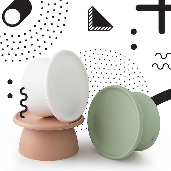 ArtissIn Coffee Table Mushroom Nordic Round Large Side Table 70CM Pink freeshipping - Awezingly