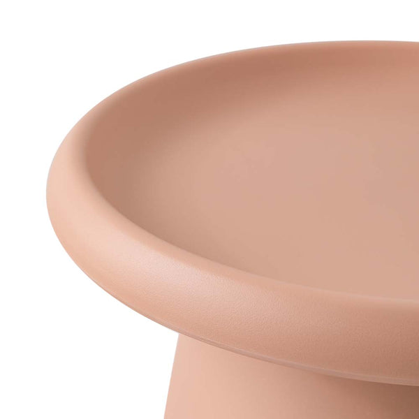 ArtissIn Coffee Table Mushroom Nordic Round Small Side Table 50CM Pink ArtissIn