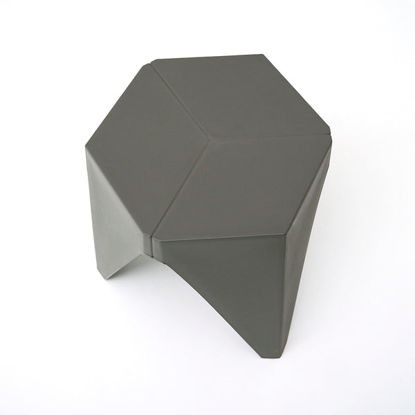 ArtissIn Set of 2 Puzzle Stool Plastic Stacking Stools Chair Outdoor Indoor Grey freeshipping - Awezingly