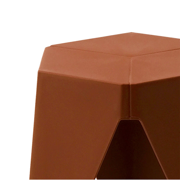 ArtissIn Set of 2 Puzzle Stool Plastic Stacking Stools Chair Outdoor Indoor Red freeshipping - Awezingly