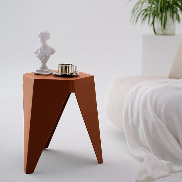 ArtissIn Set of 2 Puzzle Stool Plastic Stacking Stools Chair Outdoor Indoor Red freeshipping - Awezingly