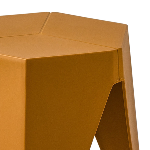 ArtissIn Set of 2 Puzzle Stool Plastic Stacking Stools Chair Outdoor Indoor Yellow freeshipping - Awezingly