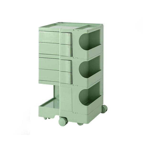 ArtissIn Bedside Table Side Tables Nightstand Organizer Replica Boby Trolley 5Tier Green freeshipping - Awezingly
