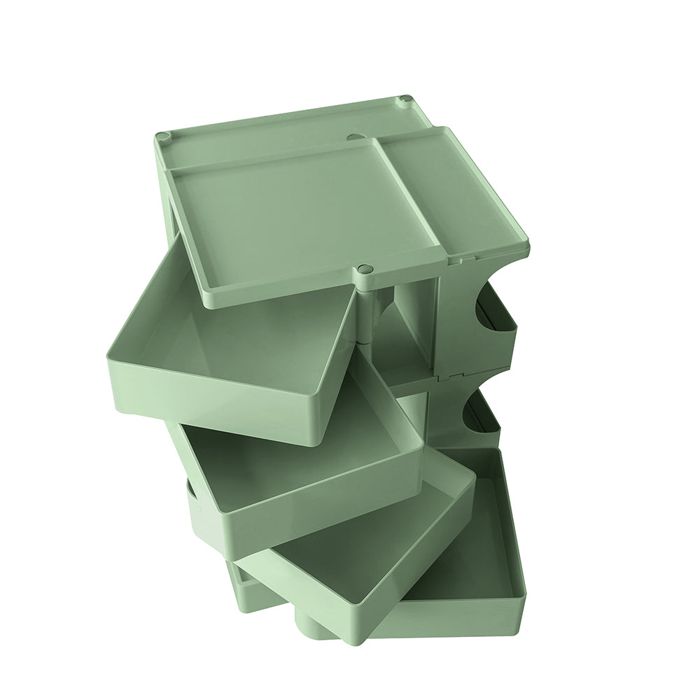 ArtissIn Bedside Table Side Tables Nightstand Organizer Replica Boby Trolley 5Tier Green freeshipping - Awezingly