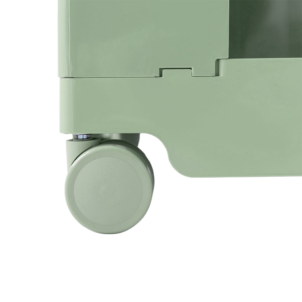 ArtissIn Bedside Table Side Tables Nightstand Organizer Replica Boby Trolley 5Tier Green freeshipping - Awezingly