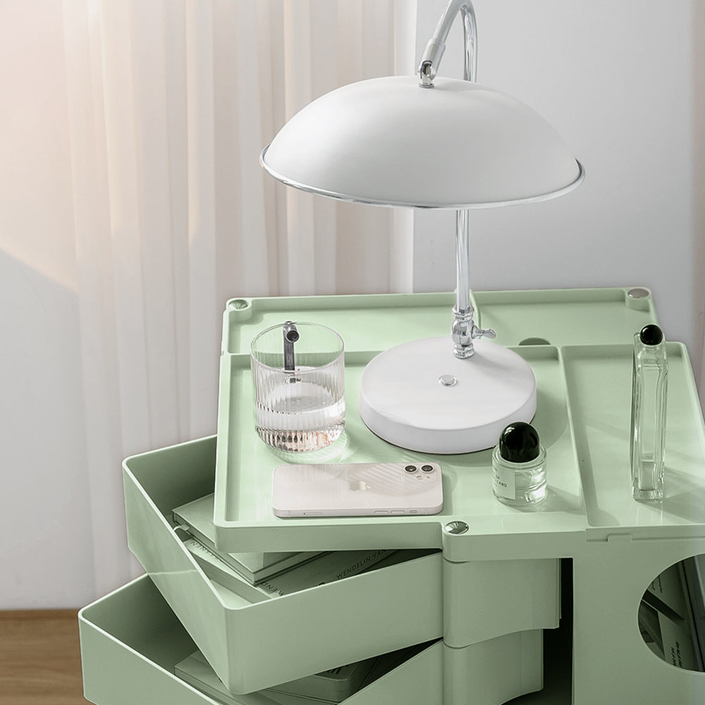 ArtissIn Bedside Table Side Tables Nightstand Organizer Replica Boby Trolley 5Tier Green freeshipping - Awezingly