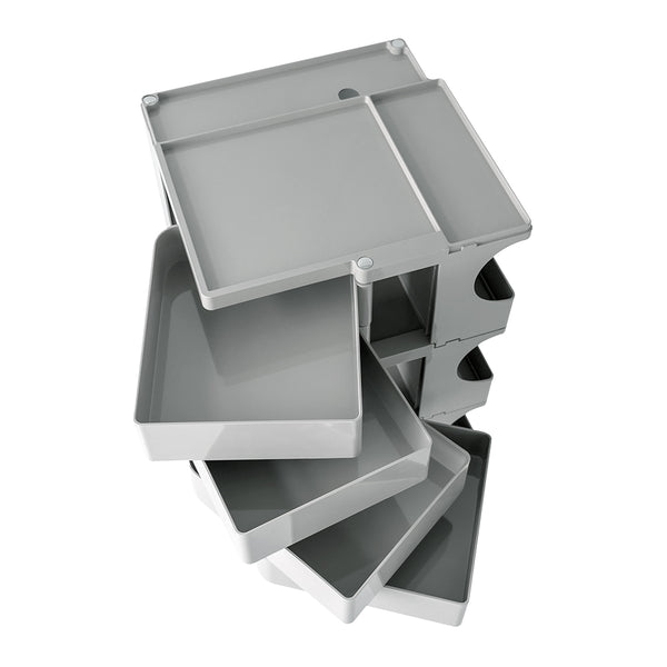 ArtissIn Bedside Table Side Tables Nightstand Organizer Replica Boby Trolley 5Tier Grey freeshipping - Awezingly