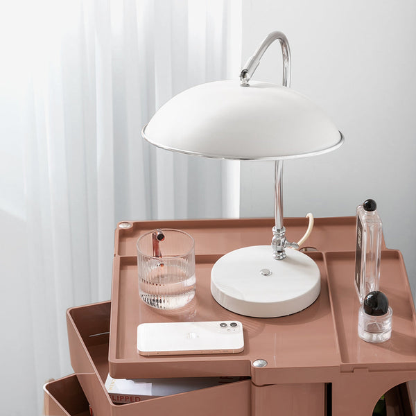 ArtissIn Bedside Table Side Tables Nightstand Organizer Replica Boby Trolley 5Tier Pink ArtissIn