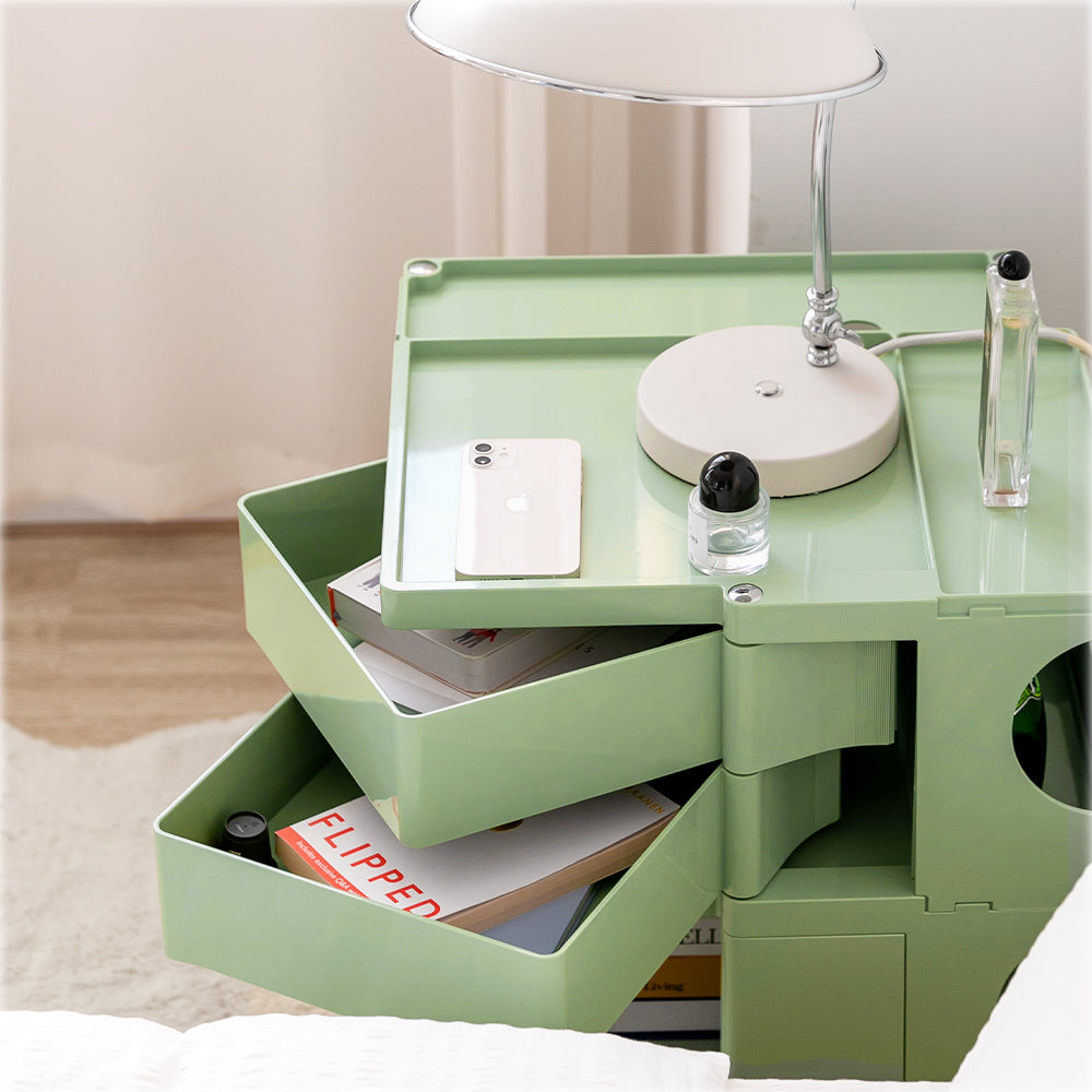 ArtissIn Replica Boby Trolley Storage 3 Tier Drawer Cart Shelf Mobile Green freeshipping - Awezingly