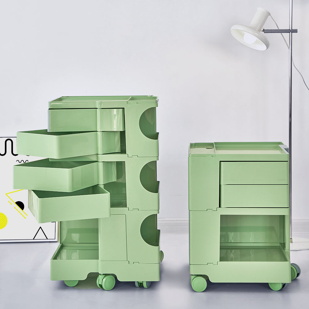 ArtissIn Replica Boby Trolley Storage 3 Tier Drawer Cart Shelf Mobile Green freeshipping - Awezingly